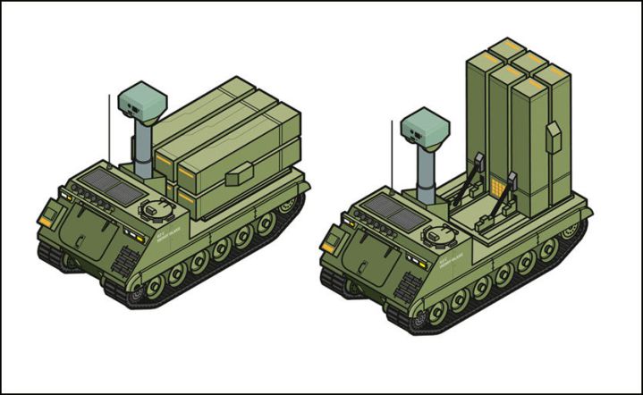 Kampluftvern, skisse